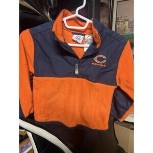Chicago‎ Bears Kids Fleece Pullover NFL Team Apparel Orange Blue Size 6